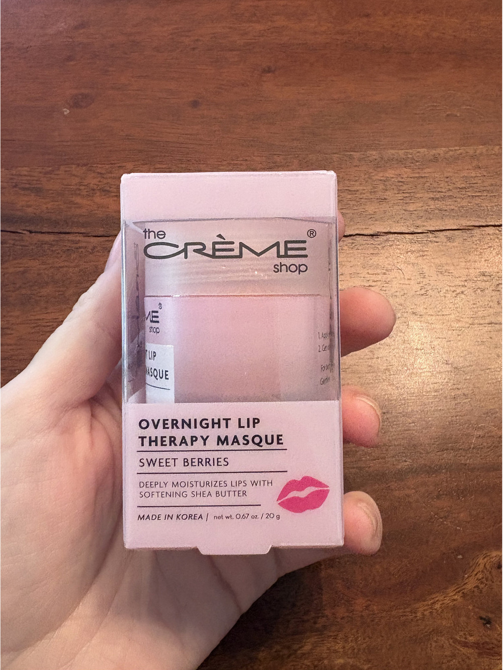 The Crème Shop Overnight Lip Therapy Masque Sweet Berries
